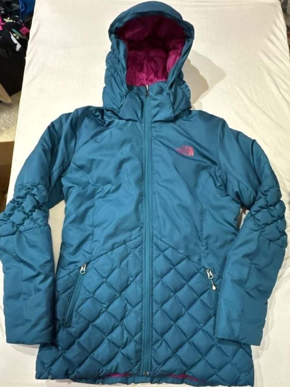 The North Face Womens Caspian 550 Down Quilted Puffer Jacket
